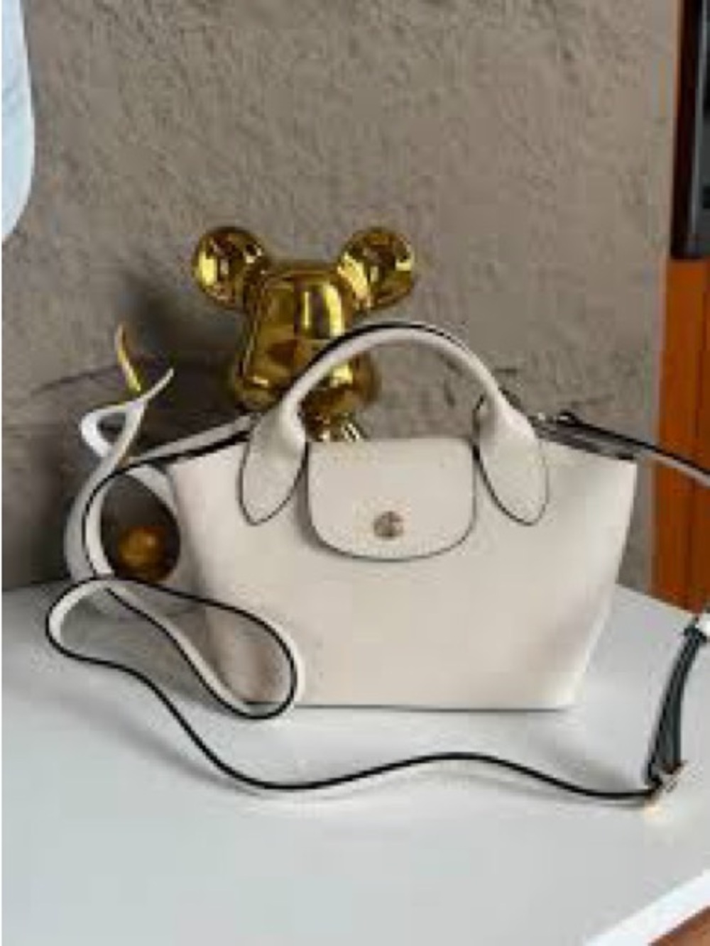 Longchamp XS epure ivory Mini Top-Handle Crossbody Bag small - Picture 2 of 5